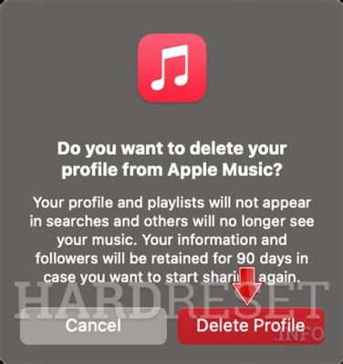 how to delete apple music