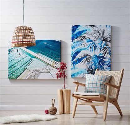 how to hang large canvas art and the importance of choosing the right lighting